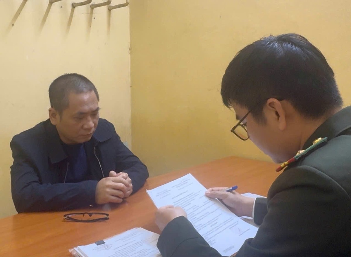 Bị can Nguyễn Tuấn Ngọc khai báo tại cơ quan điều tra.