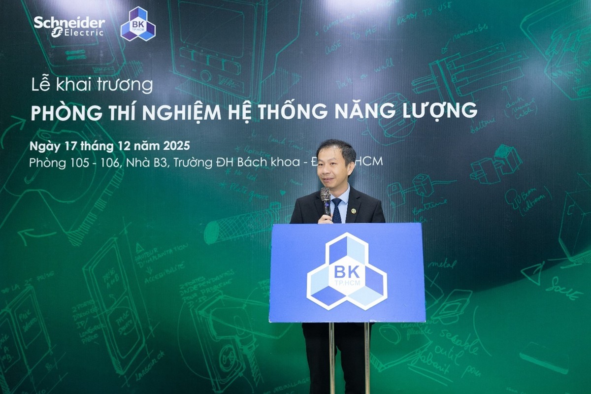 PGS.TS. Phạm Trần Vũ - Phó Hiệu trưởng Trường Đại học Bách khoa - ĐHQG-HCM kỳ vọng về những hoạt động hợp tác sắp tới với Schneider Electric