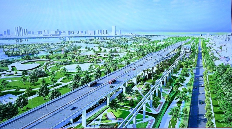 Quy mô nghiên cứu quy hoạch Trục Đại lộ cảnh quan sông Hồng khoảng 11.000 ha, trải dài hơn 40 km dọc tuyến sông Hồng. Quy mô nghiên cứu quy hoạch Trục Đại lộ cảnh quan sông Hồng khoảng 11.000 ha, trải dài hơn 40 km dọc tuyến sông Hồng.