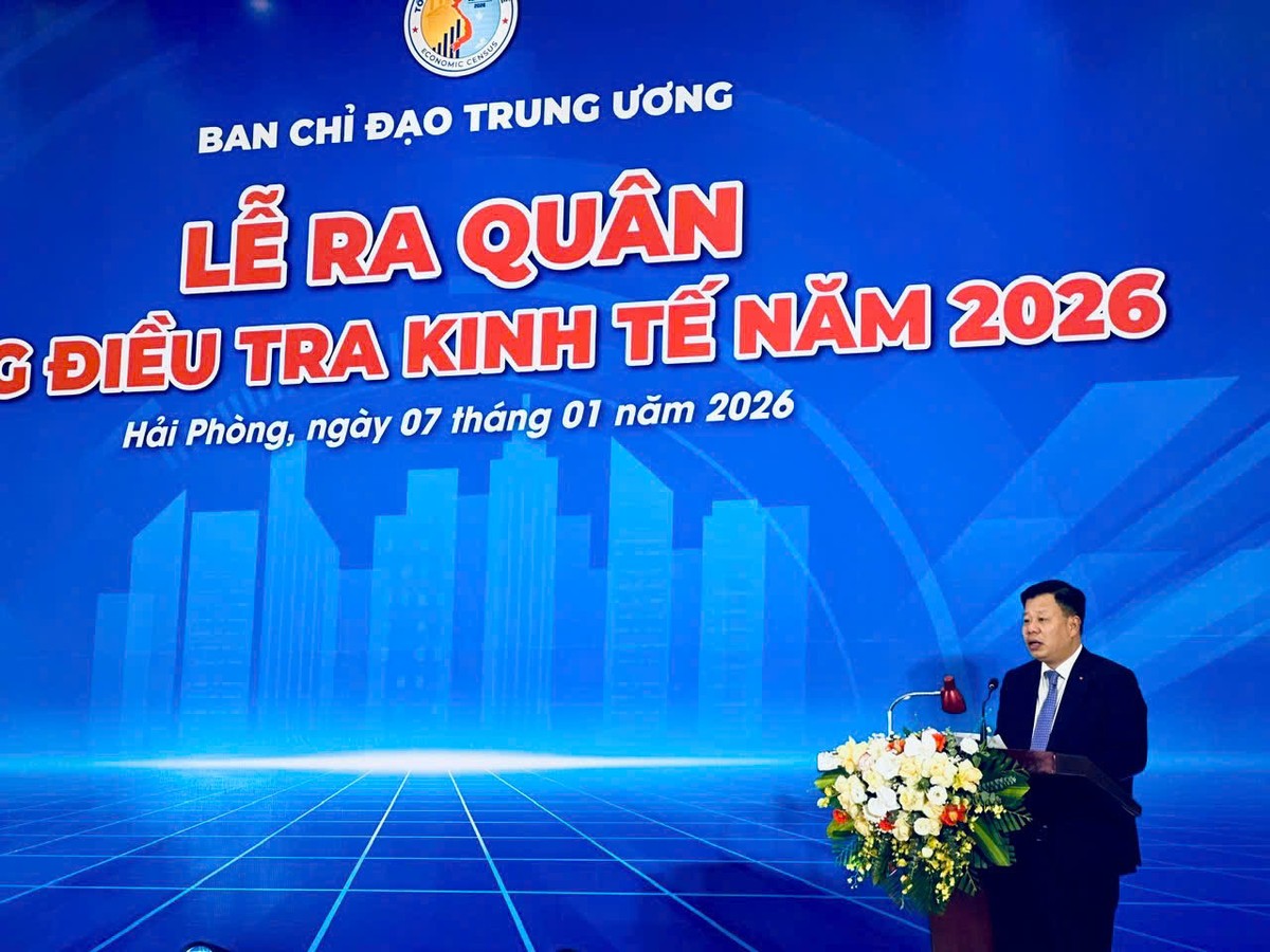 Ông Lê Trung Kiên, Phó chủ tịch UBND thành phố Hải Phòng phát biểu. Ảnh: Quỳnh Nga.