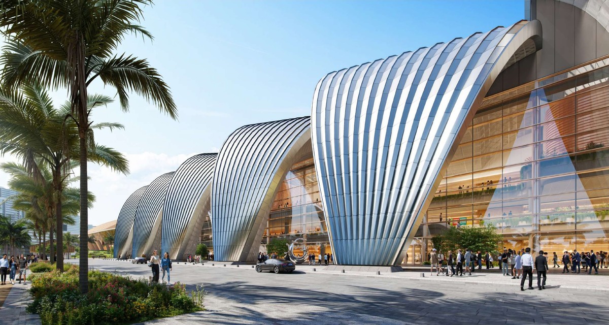 Trung tâm Hội nghị và Triển lãm sở hữu kết cấu đặc biệt với vượt nhịp 81m không cột.