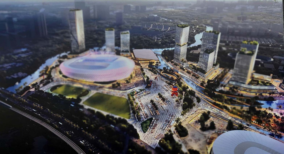 Khu liên hợp thể dục thể thao quốc gia Rạch Chiếc có quy mô 186,78 ha tại phường Bình Trưng, với tổng mức đầu tư dự kiến khoảng 145.629,6 tỷ đồng.