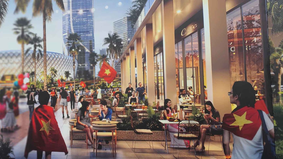 Khu chức năng dịch vụ - công cộng đô thị gồm các hạng mục công trình: khu phục vụ vận động viên, huấn luyện viên, quảng trường; bệnh viện thể thao; trung tâm Hội nghị - Triển lãm.