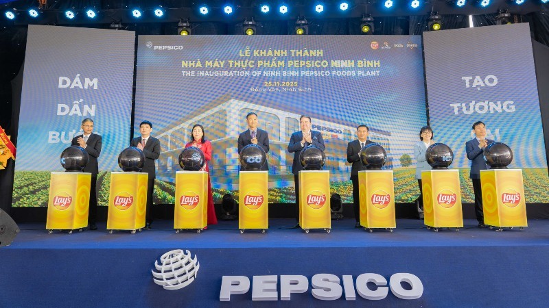PepsiCo khánh thành nhà máy thực phẩm đầu tiên tại miền Bắc, nhà máy được xây dựng tại KCN Đồng Văn I mở rộng (tỉnh Ninh Bình)