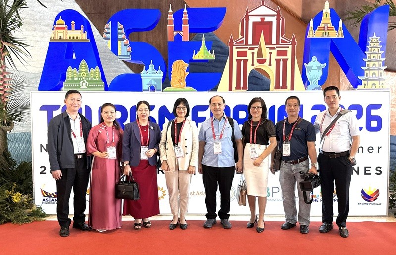 Đoàn công tác tỉnh Gia Lai do bà Nguyễn Thị Thanh Lịch, Phó chủ tịch UBND tỉnh làm trưởng đoàn tham gia ATF 2026 và Hội chợ Du lịch quốc tế Travex.