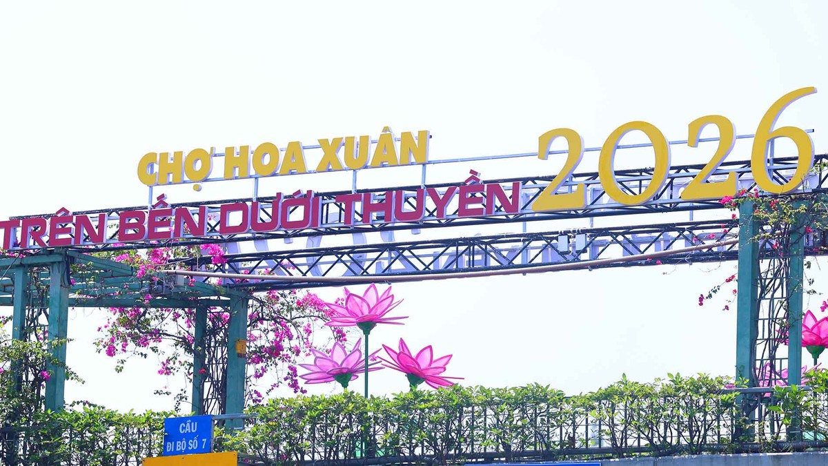 Chợ hoa Xuân Trên bến dưới thuyền Tết Bính Ngọ năm 2026 sẽ chính thức khai mạc vào ngày 12/2.