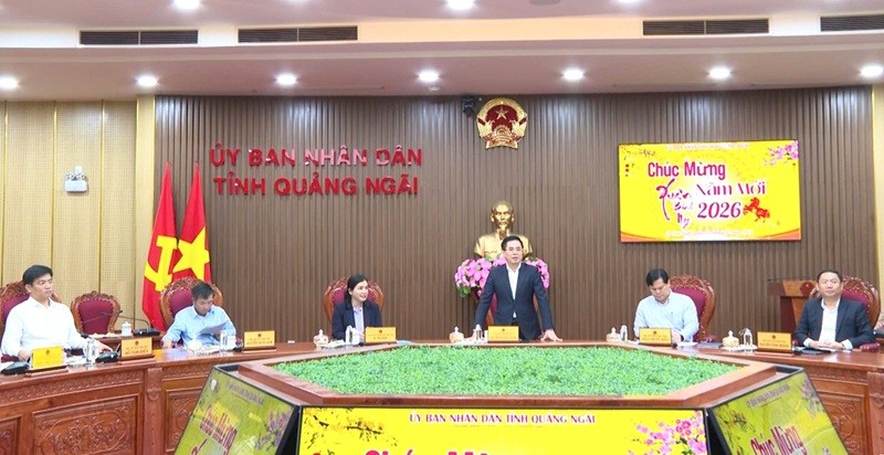 Lãnh đạo UBND tỉnh Quảng Ngãi họp đánh giá kết quả thực hiện nhiệm vụ phát triển kinh tế, xã hội, quốc phòng, an ninh trong thời gian qua và triển khai nhiệm vụ trong thời gian tới vào ngày 23/2. Lãnh đạo UBND tỉnh Quảng Ngãi họp đánh giá kết quả thực hiện nhiệm vụ phát triển kinh tế, xã hội, quốc phòng, an ninh trong thời gian qua và triển khai nhiệm vụ trong thời gian tới vào ngày 23/2.