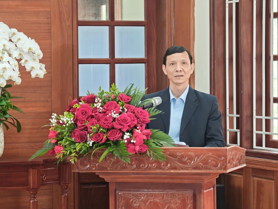 Ông Đỗ Thanh Bình, Phó giám đốc Sở Văn hóa, Thể thao và Du lịch Hải Phòng thông tin về Lễ hội. Ảnh: Thanh Sơn