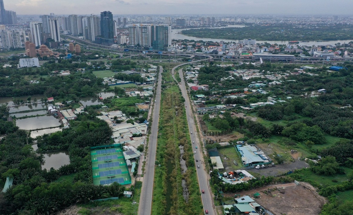 Khu vực sẽ xây dựng Khu liên hợp thể dục thể thao quốc gia Rạch Chiếc