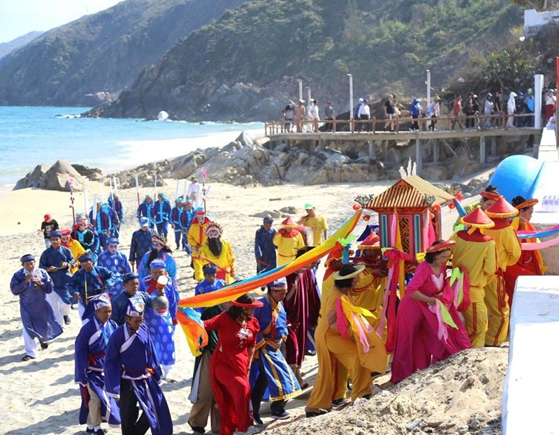 Lễ Cầu ngư Vạn đầm Xương Lý sẽ được tỉnh Gia Lai tái hiện hình ảnh trong lễ khai mạc Năm du lịch Quốc gia - Gia Lai 2026. Ảnh: P.H.