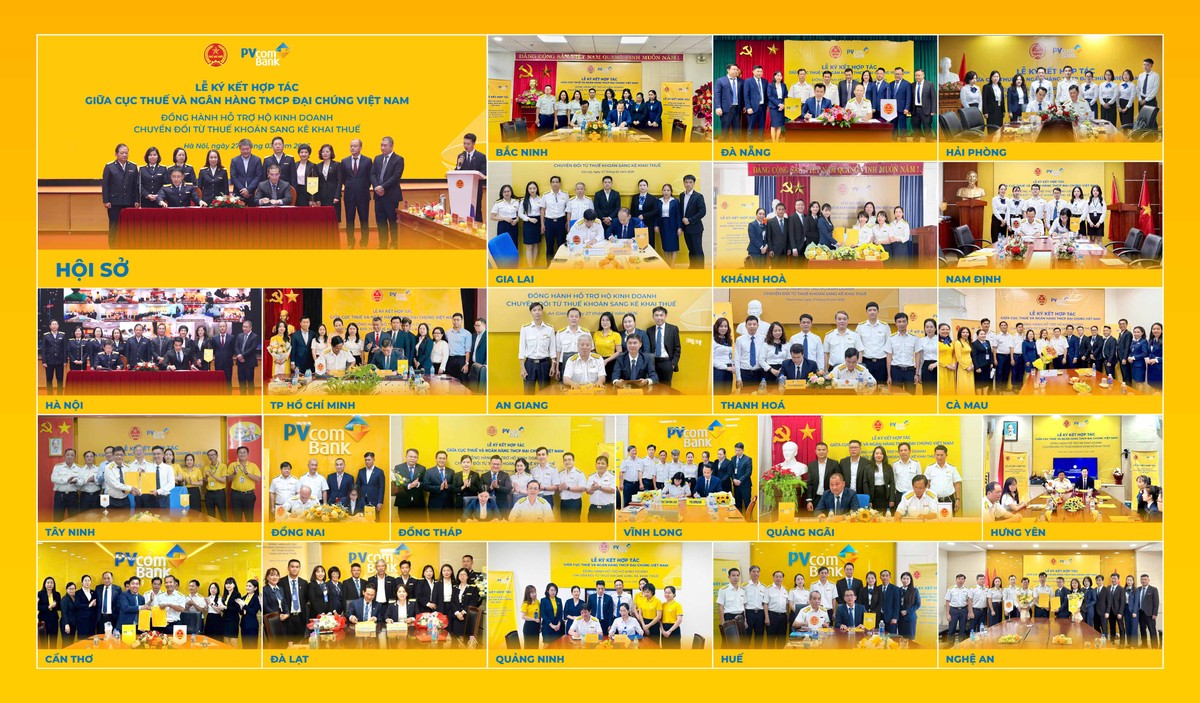 Chương trình kết nối trực tuyến tới các điểm cầu của PVcomBank tại 22 tỉnh, thành phố trên toàn quốc