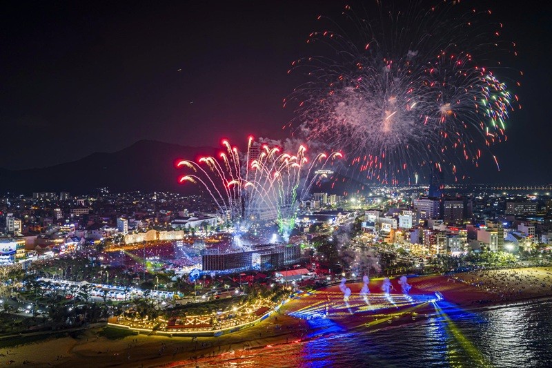 Lễ khai mạc Năm Du lịch Quốc gia Gia Lai 2026 diễn ra hoành tráng, đầy màu sắc và hấp dẫn. Ảnh: Nguyễn Gia.