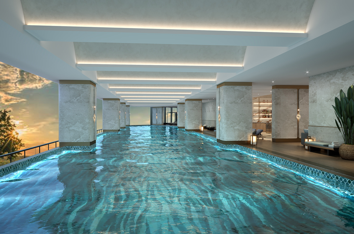 Toà tháp Thanh Long sở hữu hệ tiện ích nội tòa đẳng cấp. Ảnh: Sun Property.