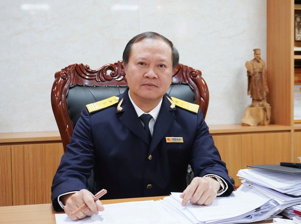 Ông Nguyễn Văn Điều, Trưởng Thuế tỉnh Lạng Sơn khẳng định một hệ thống thuế công bằng phải là nơi người tuân thủ tốt được tôn vinh và người cố tình vi phạm phải chịu chế tài nghiêm khắc nhất. Ảnh: Hồng Vân.