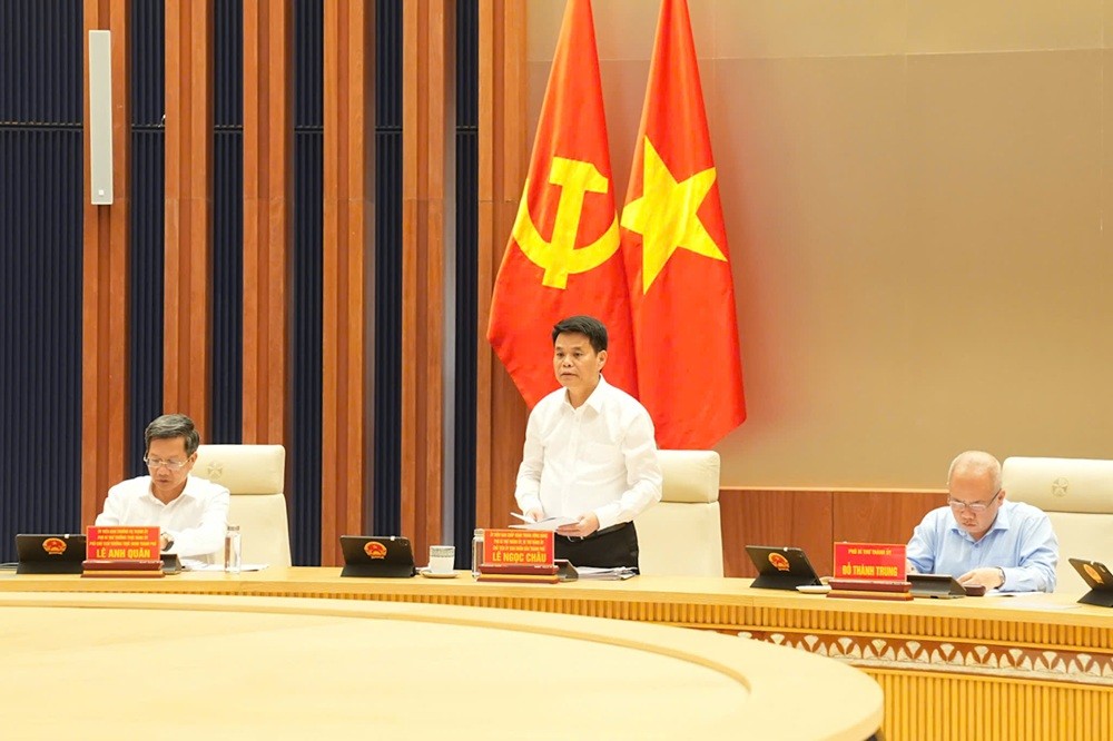 Ông Lê Ngọc Châu, Ủy viên Trung ương Đảng, Phó Bí thư Thành ủy, Chủ tịch UBND TP. Hải Phòng phát biểu kết luận