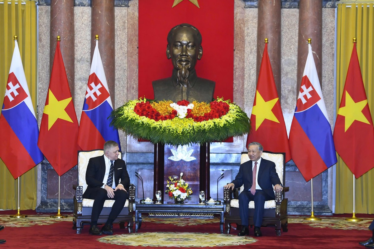 Tổng Bí thư, Chủ tịch nước Tô Lâm nêu một số định hướng lớn để hai bên triển khai thực chất, hiệu quả, tương xứng với quan hệ Đối tác chiến lược mà hai bên vừa nâng cấp. Ảnh: Đức Thanh.