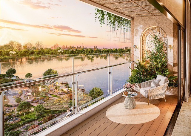 Tại Khải Hoàn Prime, 90% căn hộ đều sở hữu tầm nhìn hướng sông khoáng đạt và đẳng cấp