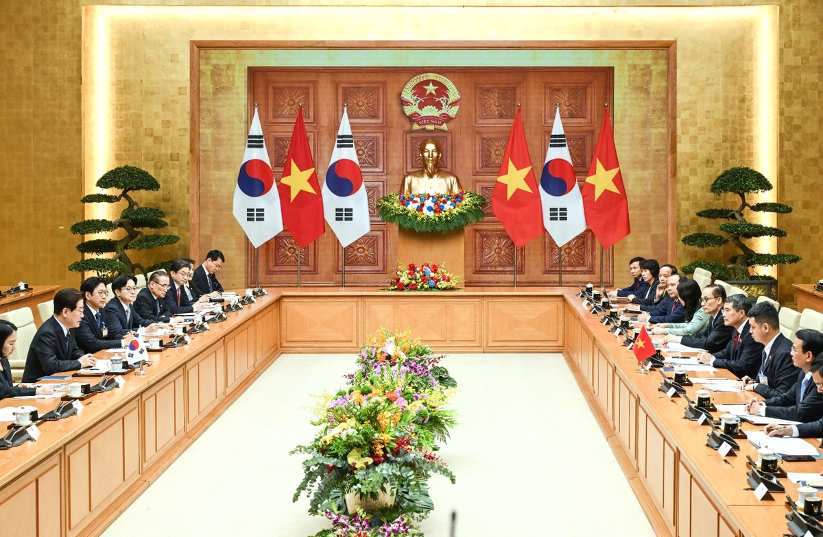 Toàn cảnh buổi hội kiến. Ảnh: Đức Thanh.