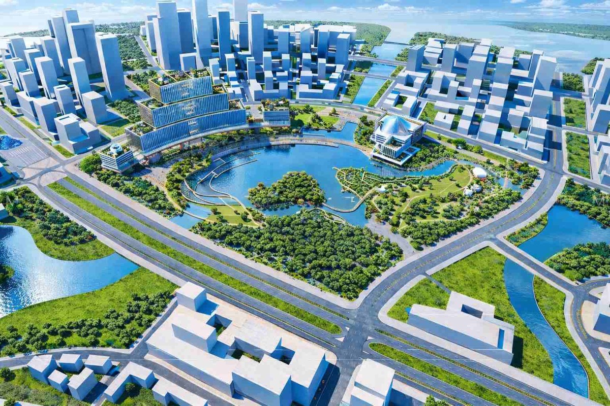 Mô hình dự án, Trung tâm hành chính và Quảng trường trung tâm TP.HCM dự kiến thi công trong giai đoạn 2026 - 2028.