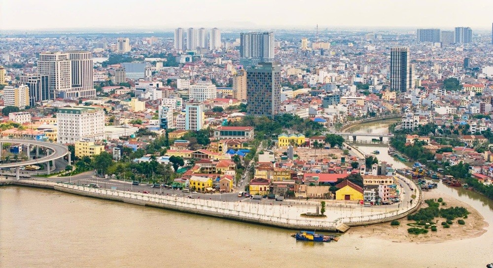 Thành phố Hải Phòng tập trung phát triển đồng bộ hạ tầng giao thông, đô thị trong giai đoạn mới. Ảnh: CTV