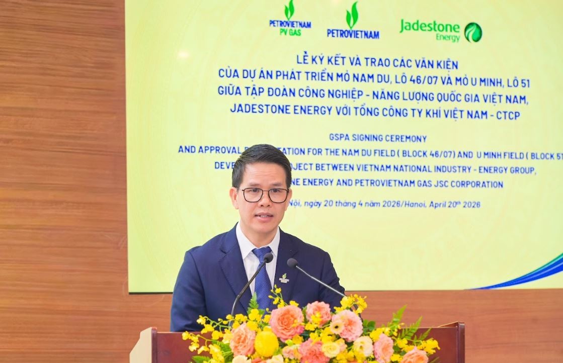 Ông Phạm Văn Phong – Tổng Giám đốc PV GAS khẳng định quá trình hợp tác bền bỉ trên tinh thần khai thác và sử dụng hiệu quả tài nguyên vì lợi ích quốc gia.