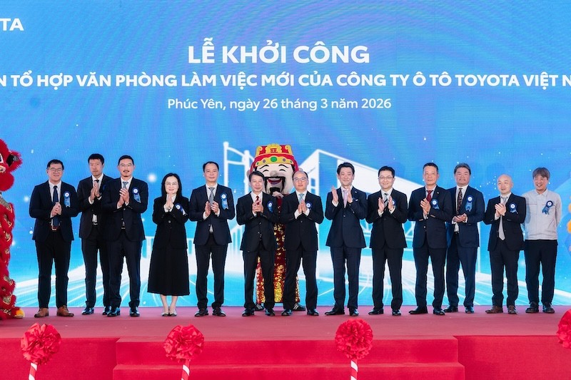 Dự án Tổ hợp Văn phòng làm việc mới được triển khai trong năm 2026 là phần đầu trong kế hoạch đầu tư thêm 360 triệu USD nhằm hiện đại hóa nhà máy, xây dựng dây chuyền sản xuất mẫu xe hybrid tại Việt Nam của Tập đoàn Toyota Nhật Bản.