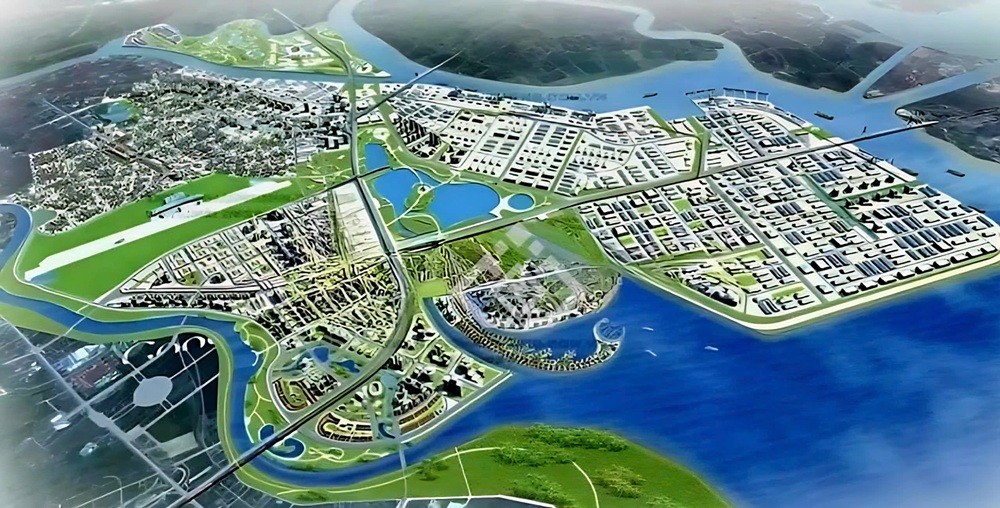 Phối cảnh mặt bằng dự án Khu công nghiệp Nam Tràng Cát - một trong 4 khu công nghiệp chuẩn bị khởi công dịp 13/5 tới đây
