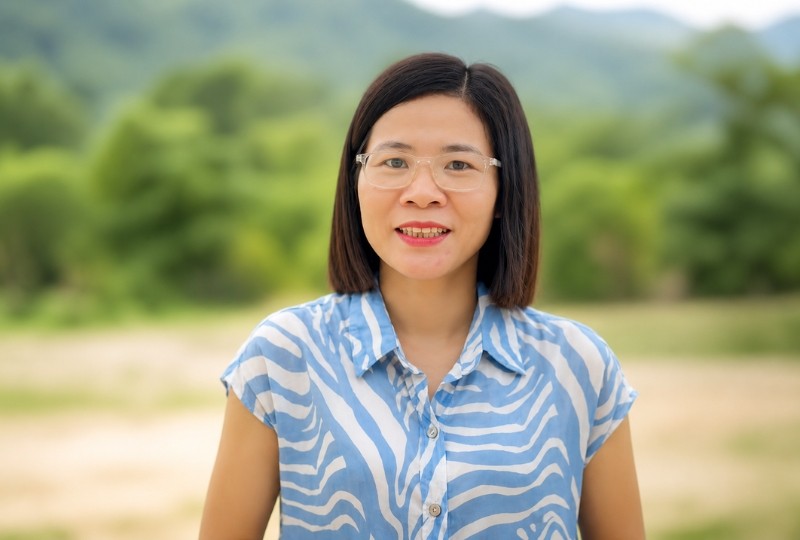 Bà Chu Thị Đỗ, Phó Giám đốc phụ trách Trung tâm Khai thác, Xúc tiến phát triển du lịch tỉnh Thái Nguyên. Ảnh: Hồ Hạ.