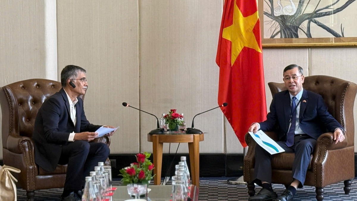 Bộ trưởng Bộ Tài chính Ngô Văn Tuấn đã tiếp ông Sunil D'Souza.