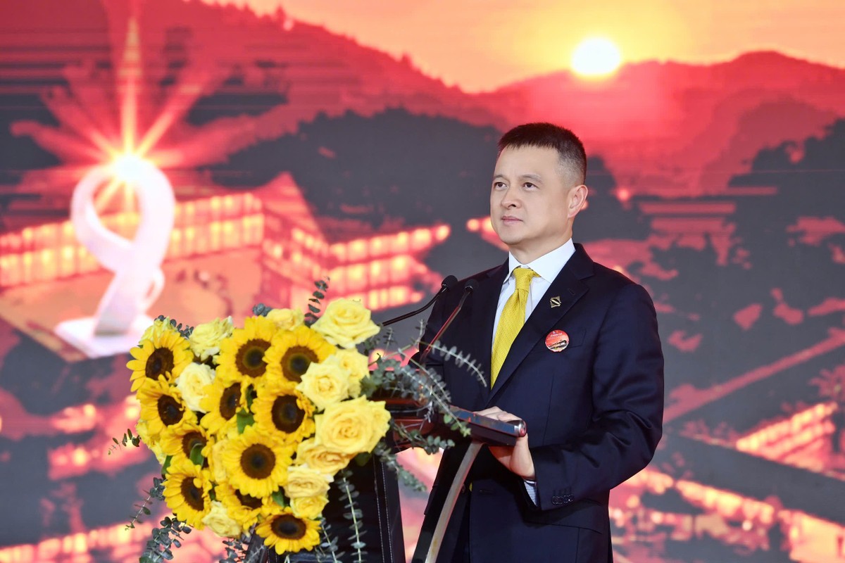 Ông Đặng Minh Trường – Chủ tịch Hội đồng Quản trị Tập đoàn Sun Group phát biểu tại sự kiện. Ảnh: Ánh Dương