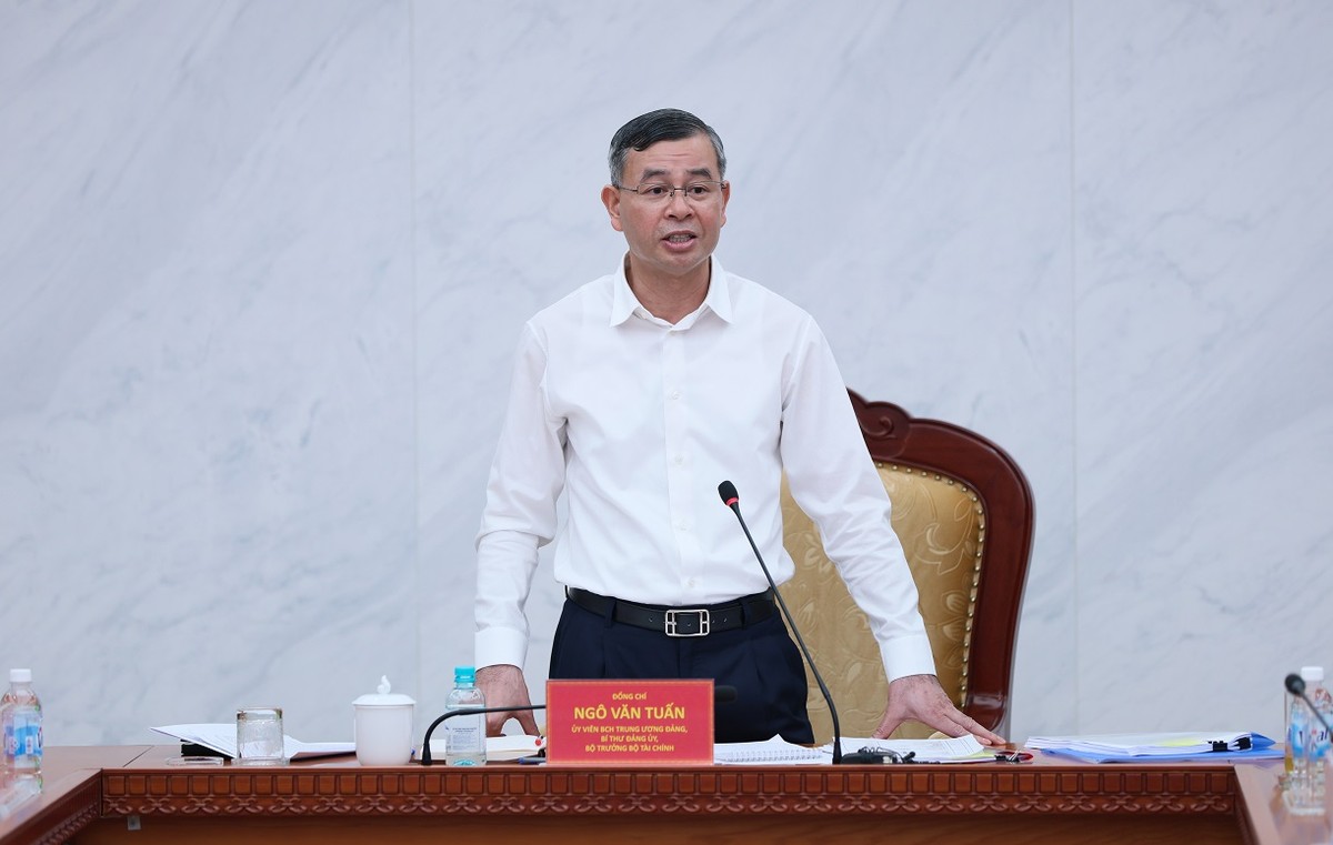 Bộ trưởng Ngô Văn Tuấn phát biểu chỉ đạo hội nghị. Ảnh: Mạnh Tuấn.