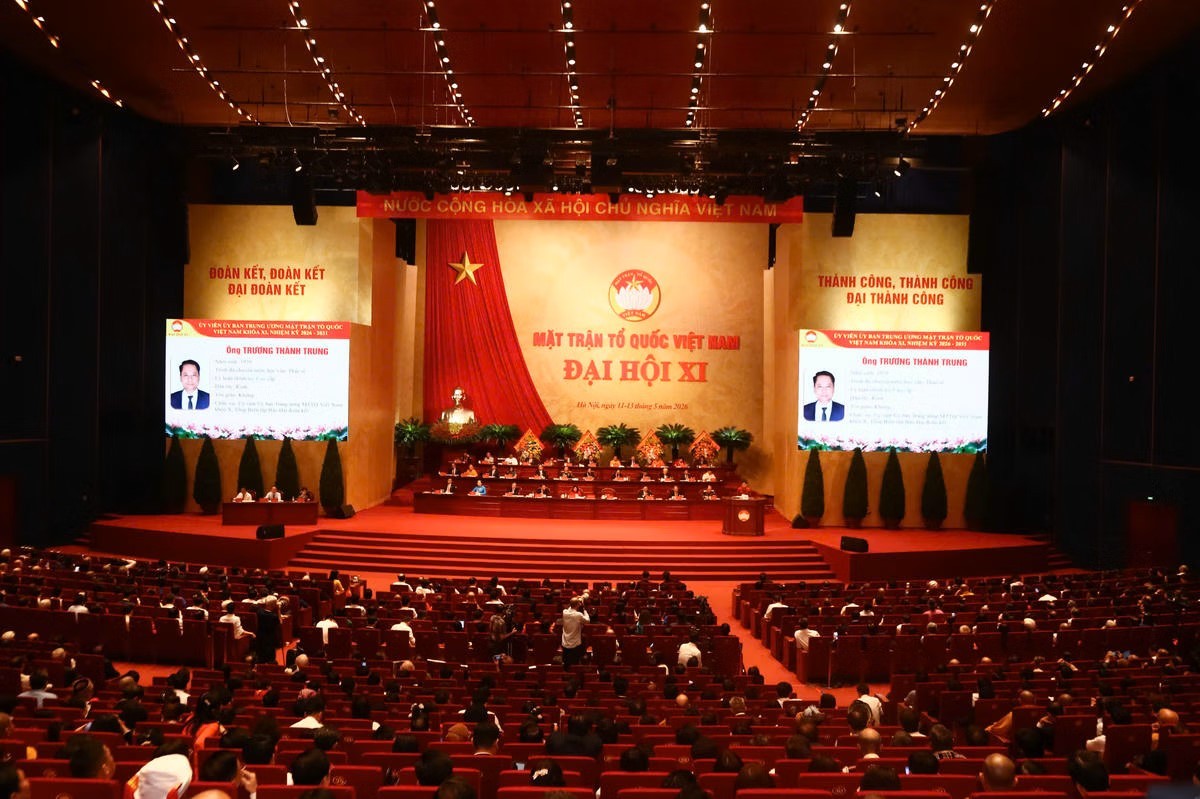 Quang cảnh phiên làm việc của Đại hội chiều 12/5. Ảnh: Lê Khánh.