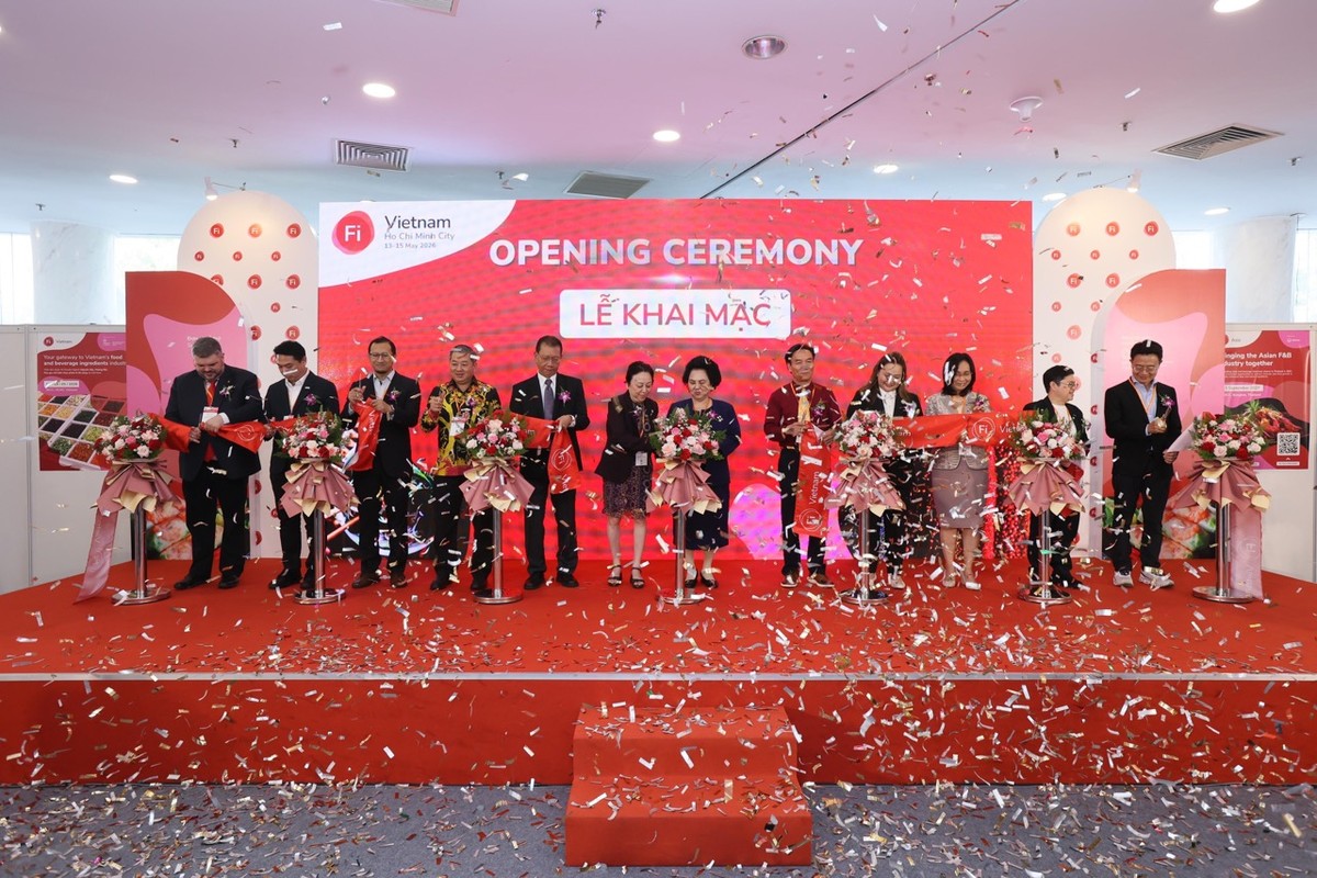 Lễ khai mạc Triển lãm Quốc tế chuyên ngành Nguyên liệu, hương liệu, phụ gia chế biến thực phẩm và đồ uống tại Việt Nam.