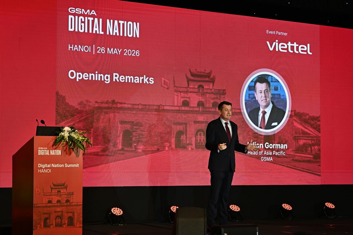Ông Julian Gorman, Giám đốc khu vực châu Á - Thái Bình Dương của GSMA, khẳng định vai trò của Việt Nam trong kinh tế số Đông Nam Á
