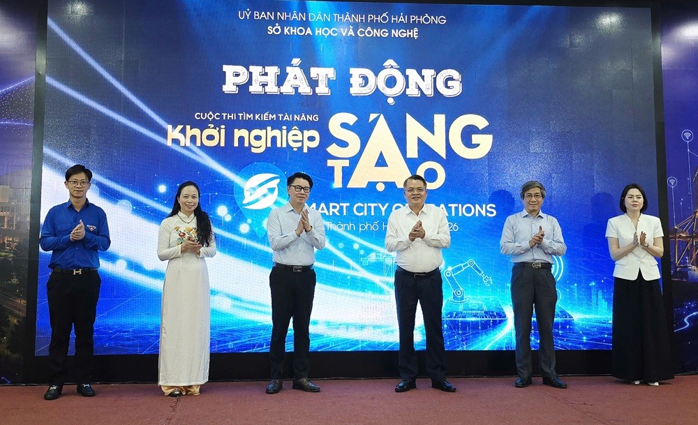 Lễ phát động cuộc thi “Tìm kiếm tài năng khởi nghiệp sáng tạo thành phố Hải Phòng năm 2026” Lễ phát động cuộc thi “Tìm kiếm tài năng khởi nghiệp sáng tạo thành phố Hải Phòng năm 2026”