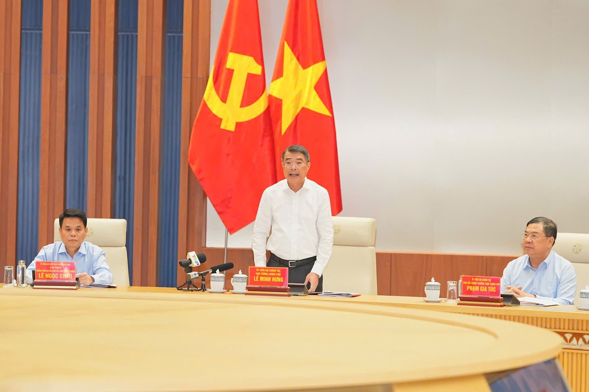 Thủ tướng Chính phủ Lê Minh Hưng chủ trì cuộc làm việc với lãnh đạo thành phố Hải Phòng và các tỉnh Quảng Ninh, Bắc Ninh, Ninh Bình, Hưng Yên về phát triển nhà ở cho thuê