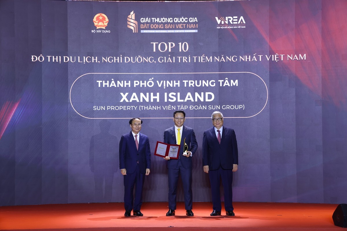 Dự án Xanh Island (Cát Bà) nhận giải thưởng "Top 10 đô thị du lịch, nghỉ dưỡng, giải trí tiềm năng nhất Việt Nam".
