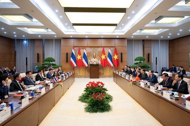 Quang cảnh buổi hội kiến.