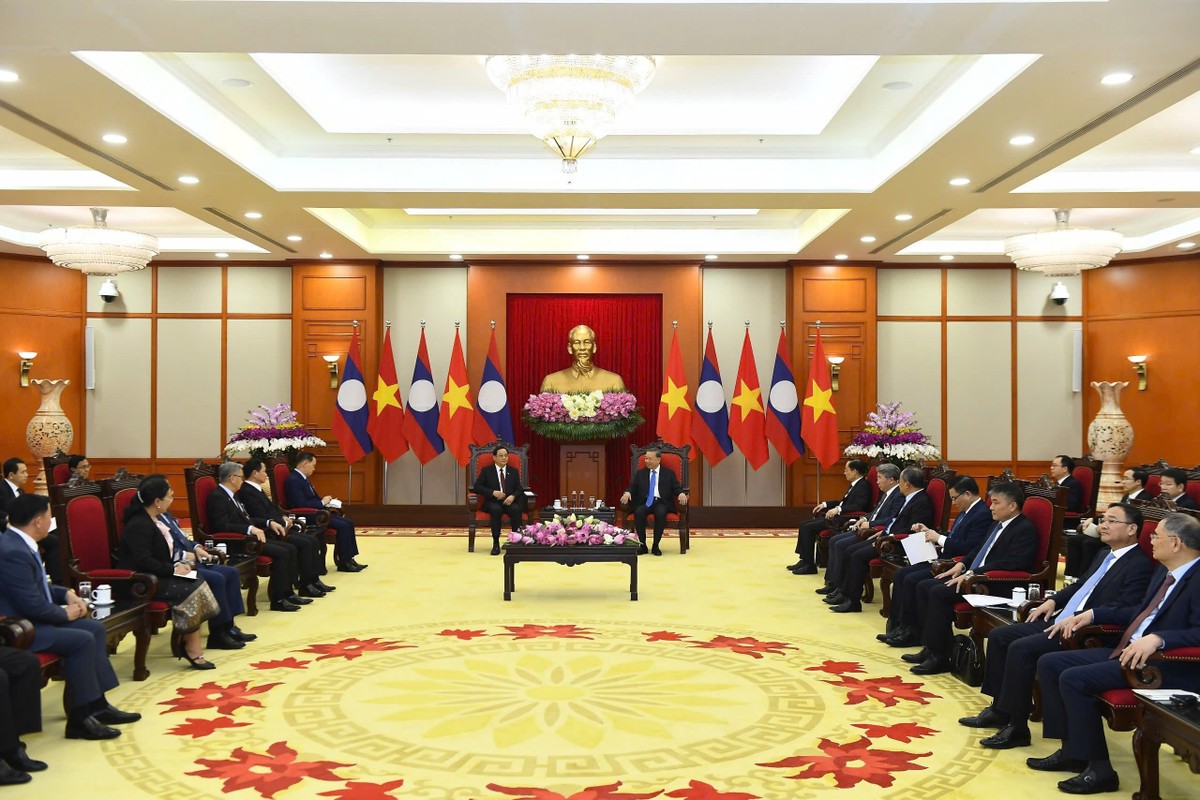 Quang cảnh buổi tiếp. Ảnh: Đức Thanh.