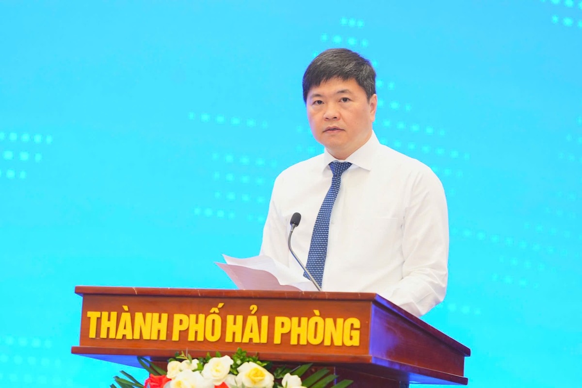 Ông Hoàng Minh Cường, Phó chủ tịch UBND TP. Hải Phòng phát biểu khai mạc Hội thảo. Ông Hoàng Minh Cường, Phó chủ tịch UBND TP. Hải Phòng phát biểu khai mạc Hội thảo.