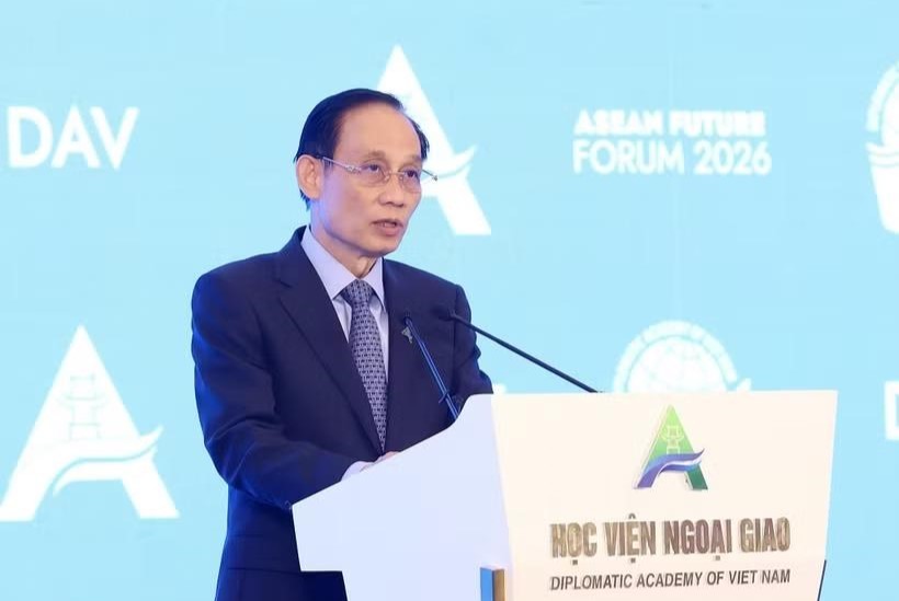 Bộ trưởng Bộ Ngoại giao Lê Hoài Trung cho rằng AFF 2026 đã hoàn thành chương trình nghị sự với nhiều kết quả thực chất. Ảnh: Đức Thanh.