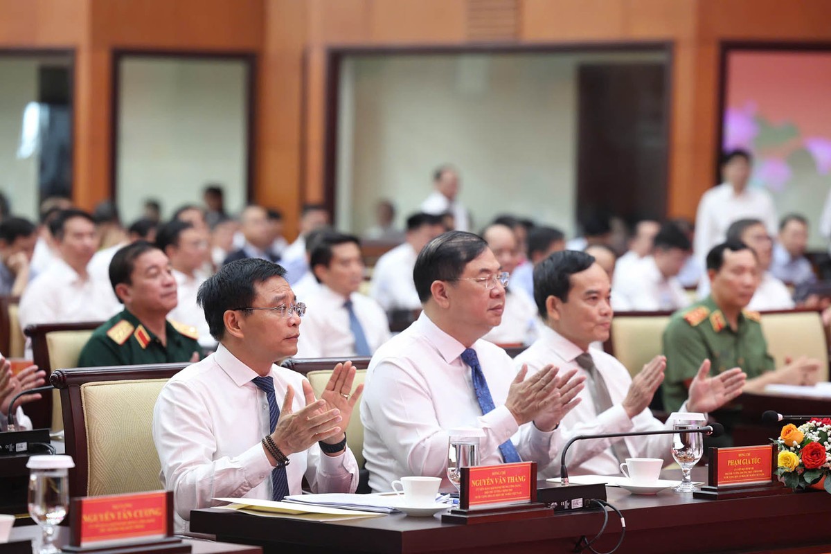 Các đại biểu tham dự lễ phát động. Ảnh: Lê Toàn