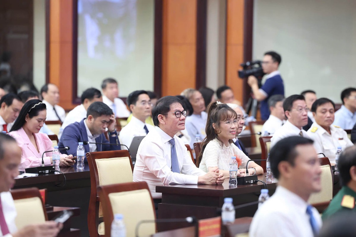 Lễ phát động có sự tham dự của lãnh đạo các doanh nghiệp. Ảnh: Lê Toàn.