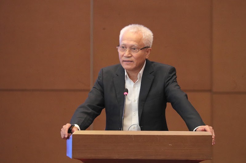 Ông Nguyễn Chỉ Sáng, Chủ tịch Hiệp hội Doanh nghiệp Cơ khí Việt Nam (VAMI) phát biểu: Ảnh HL
