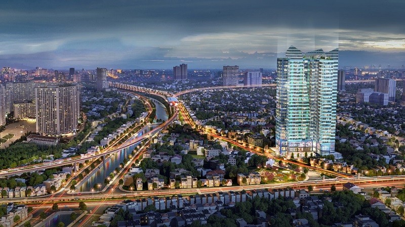 The Ninety Complex tọa lạc ngay Ngã Tư Sở - vị trí với lợi thế siêu kết nối