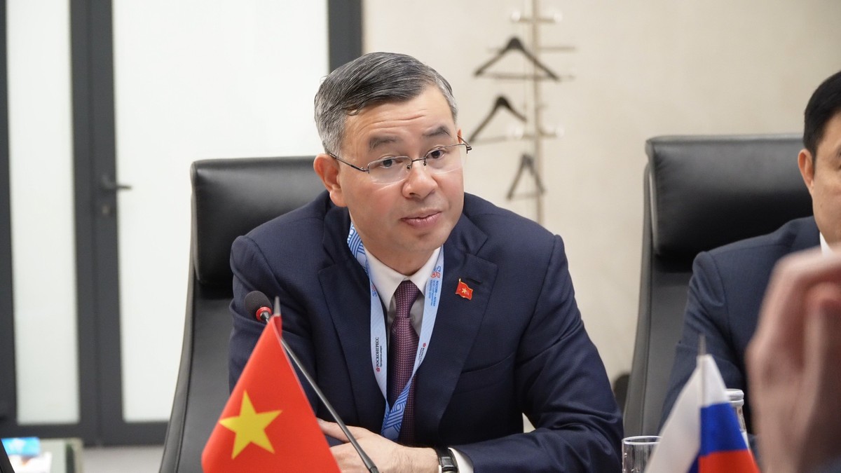 Bộ trưởng Ngô Văn Tuấn tại buổi làm việc. Ảnh: Đức Tiến. Bộ trưởng Ngô Văn Tuấn tại buổi làm việc. Ảnh: Đức Tiến.