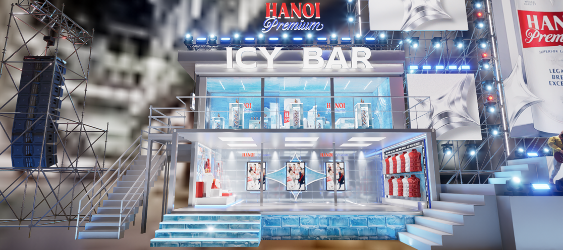 Khu vực trải nghiệm Lifestyle Icy Bar