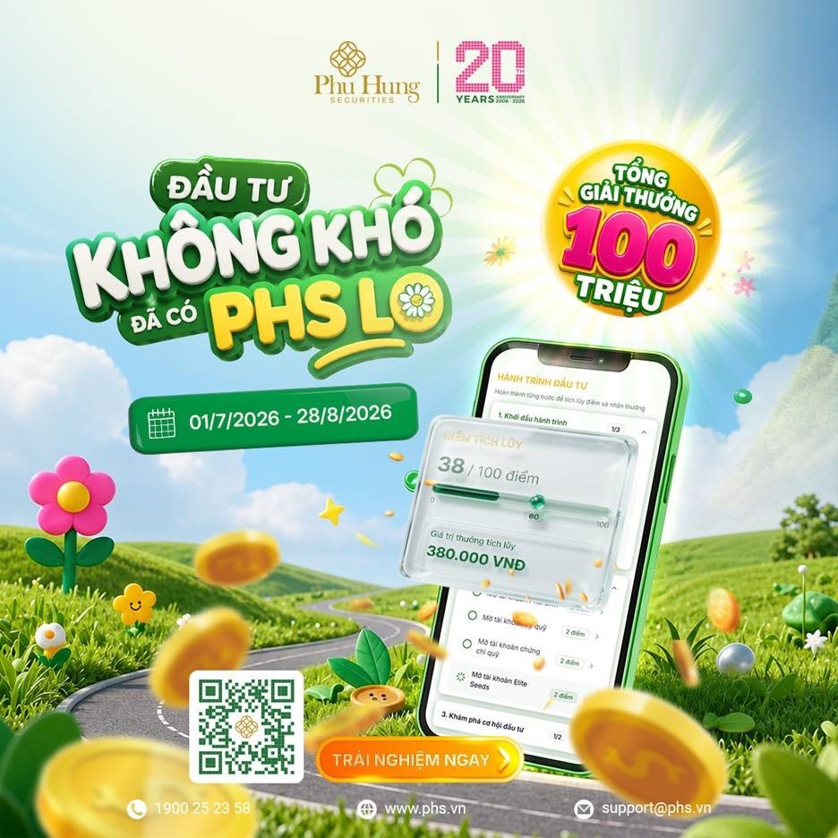 Chương trình ưu đãi hỗ trợ khách hàng làm quen với đầu tư tại PHS