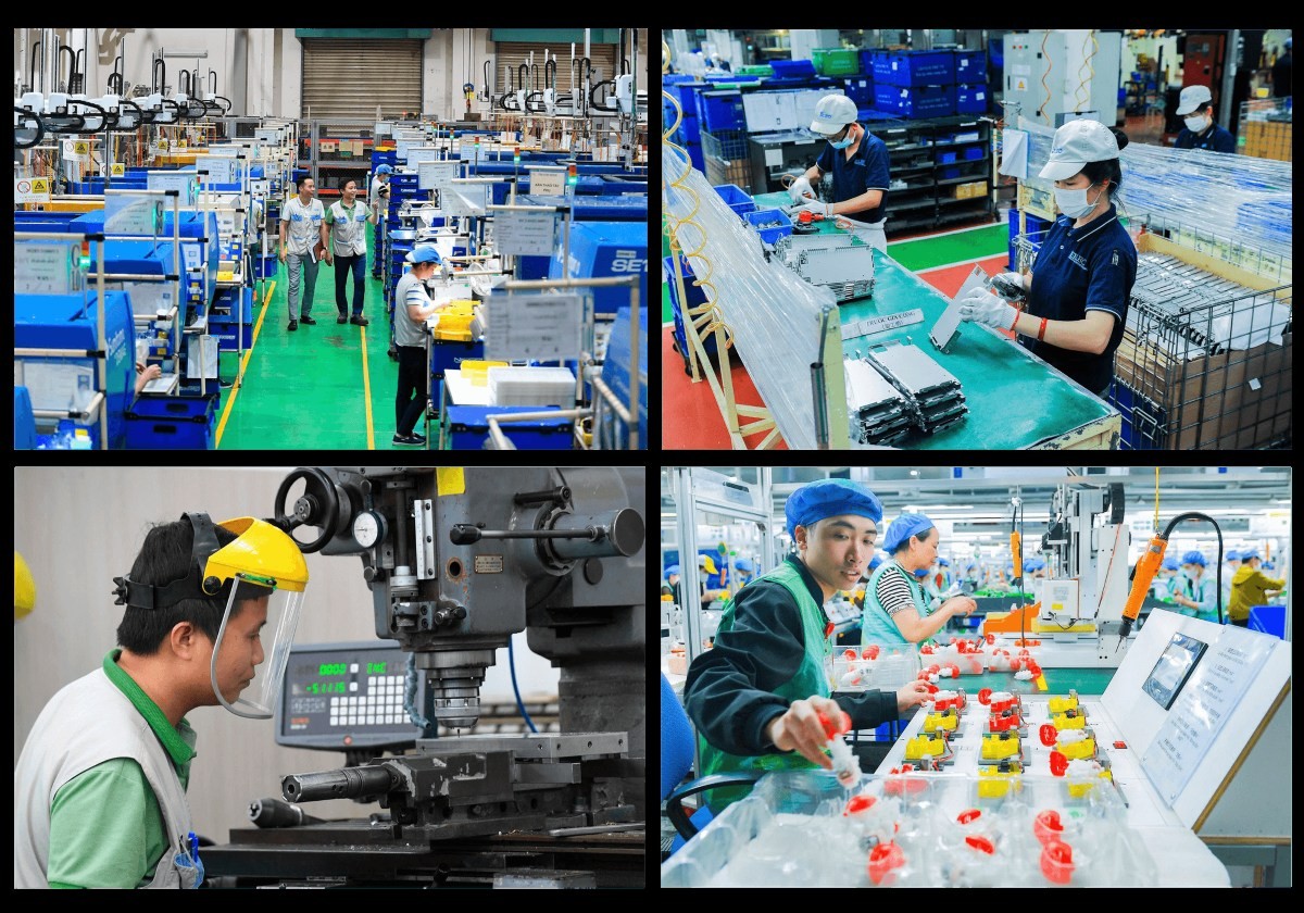 Công nghiệp chế biến, chế tạo tiếp tục dẫn dắt tăng trưởng kinh tế Hải Phòng. Ảnh: Thành Chung