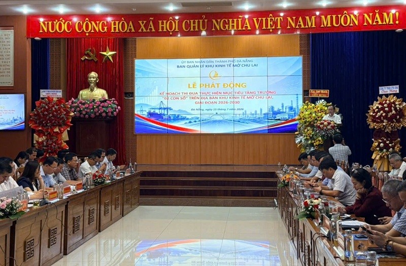 Lễ phát động kế hoạch thi đua thực hiện mục tiêu tăng trưởng hai con số trên địa bàn Khu kinh tế mở Chu Lai, giai đoạn 2026 -2030. Lễ phát động kế hoạch thi đua thực hiện mục tiêu tăng trưởng hai con số trên địa bàn Khu kinh tế mở Chu Lai, giai đoạn 2026 -2030.